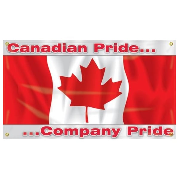 Accuform SAFETY BANNERS CANADIAN PRIDE COMPANY MBR764 MBR764 - main